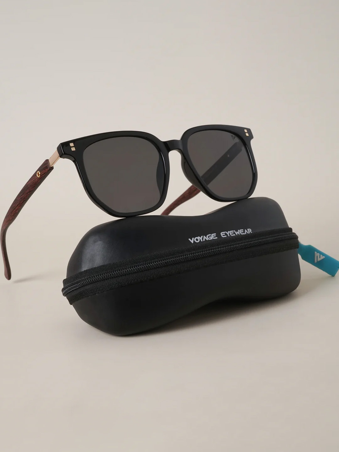 

Voyage Wayfarer Sunglasses with UV Protected Lens 2299MG3746ZZZ, Black