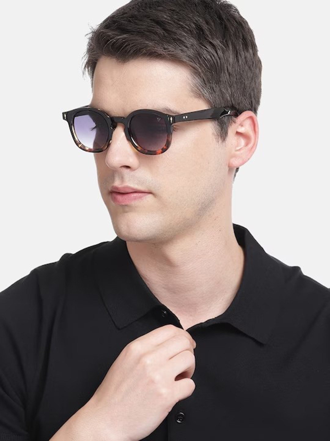 

Voyage Round Sunglasses With UV Protected Lens 954MG3686ZZZ, Grey