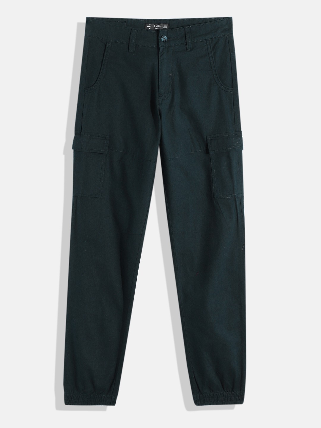 

IVOC Boys Slim Fit Cargos Trousers, Navy blue