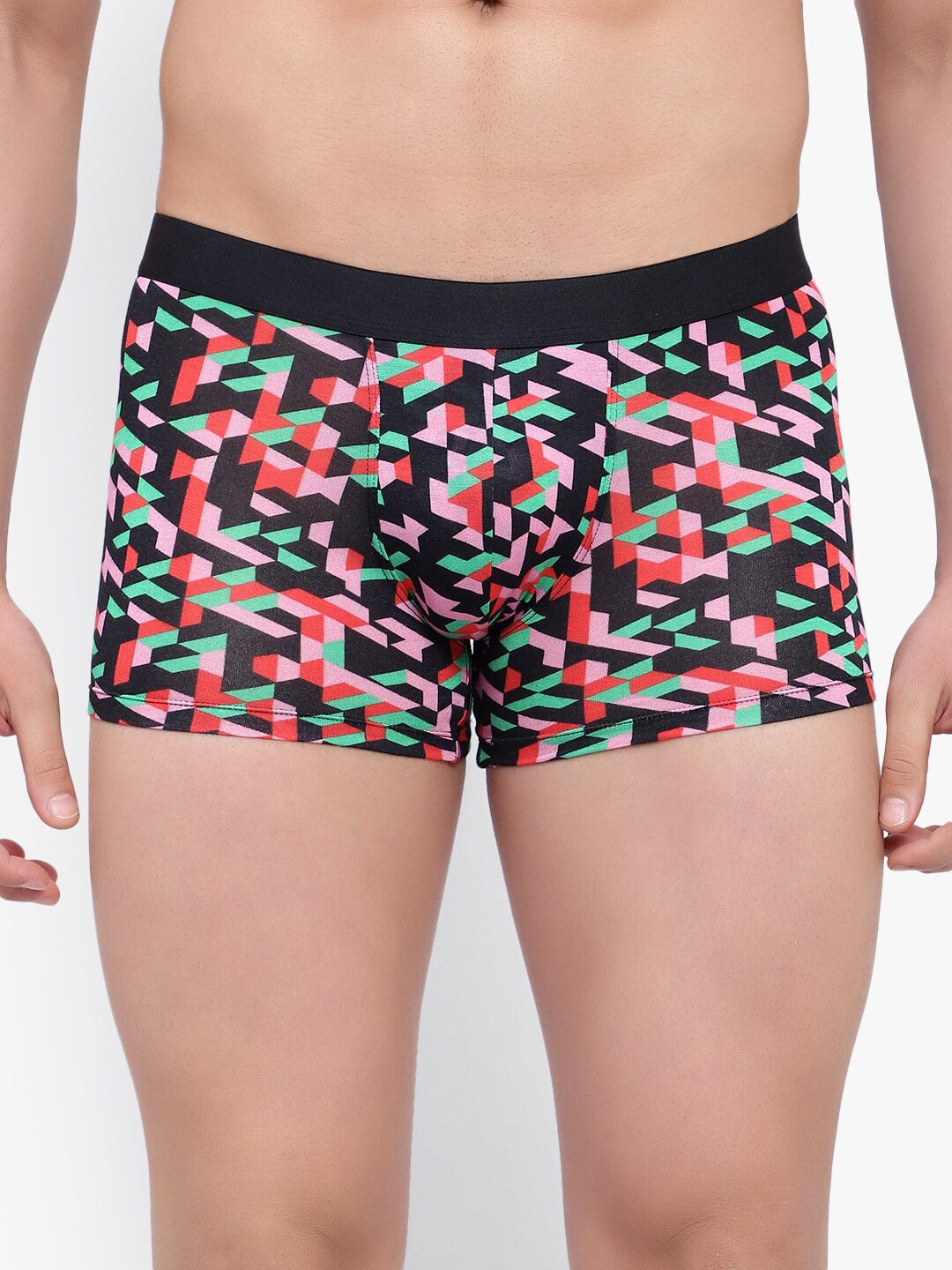 

Bruchi Club Men Anti-Bacterial Micro Modal Trunks, Black
