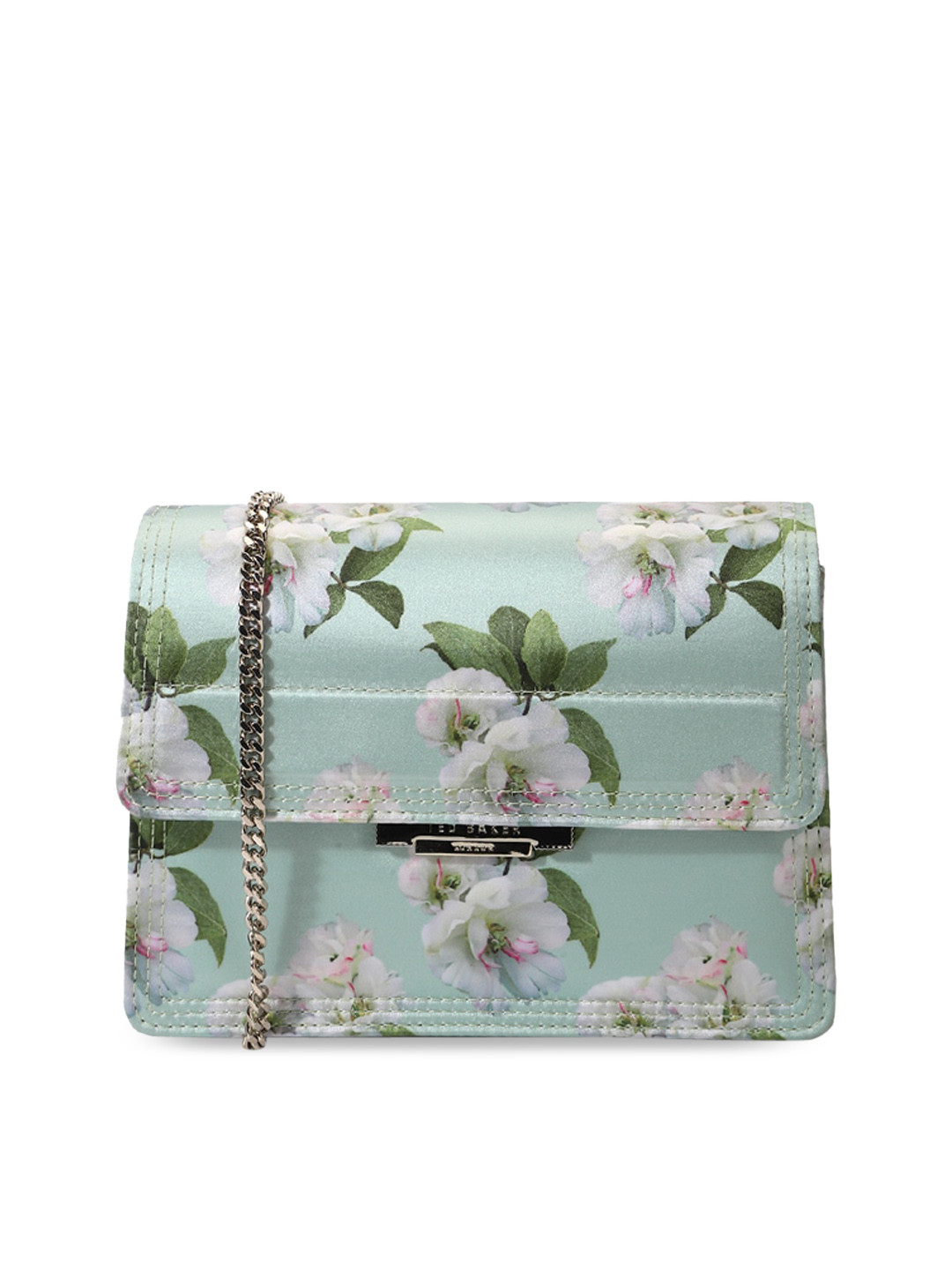 

Ted Baker Printed Leather Structured Sling Bag, Green