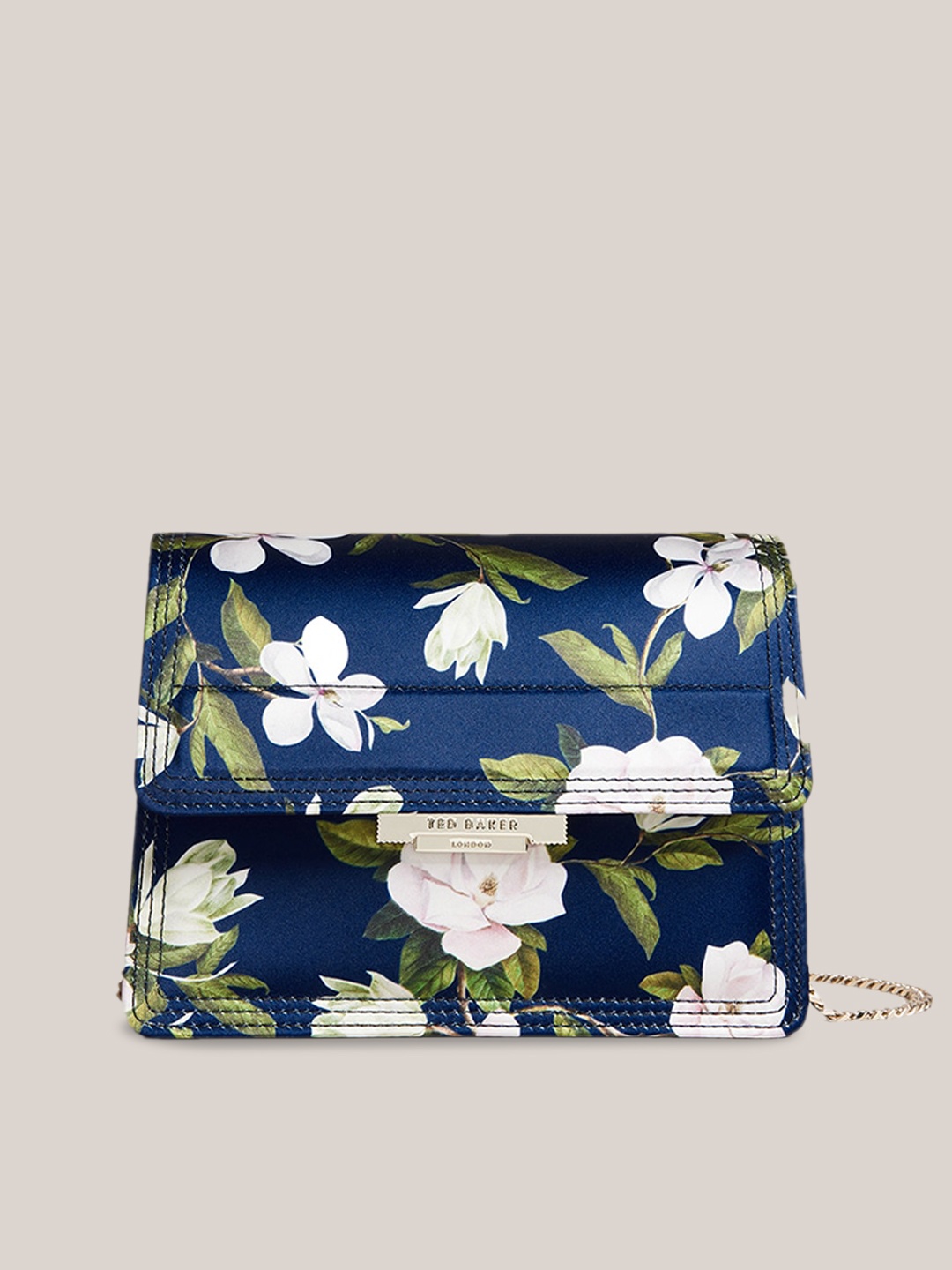 

Ted Baker Floral Printed Cotton Sling Bag, Blue