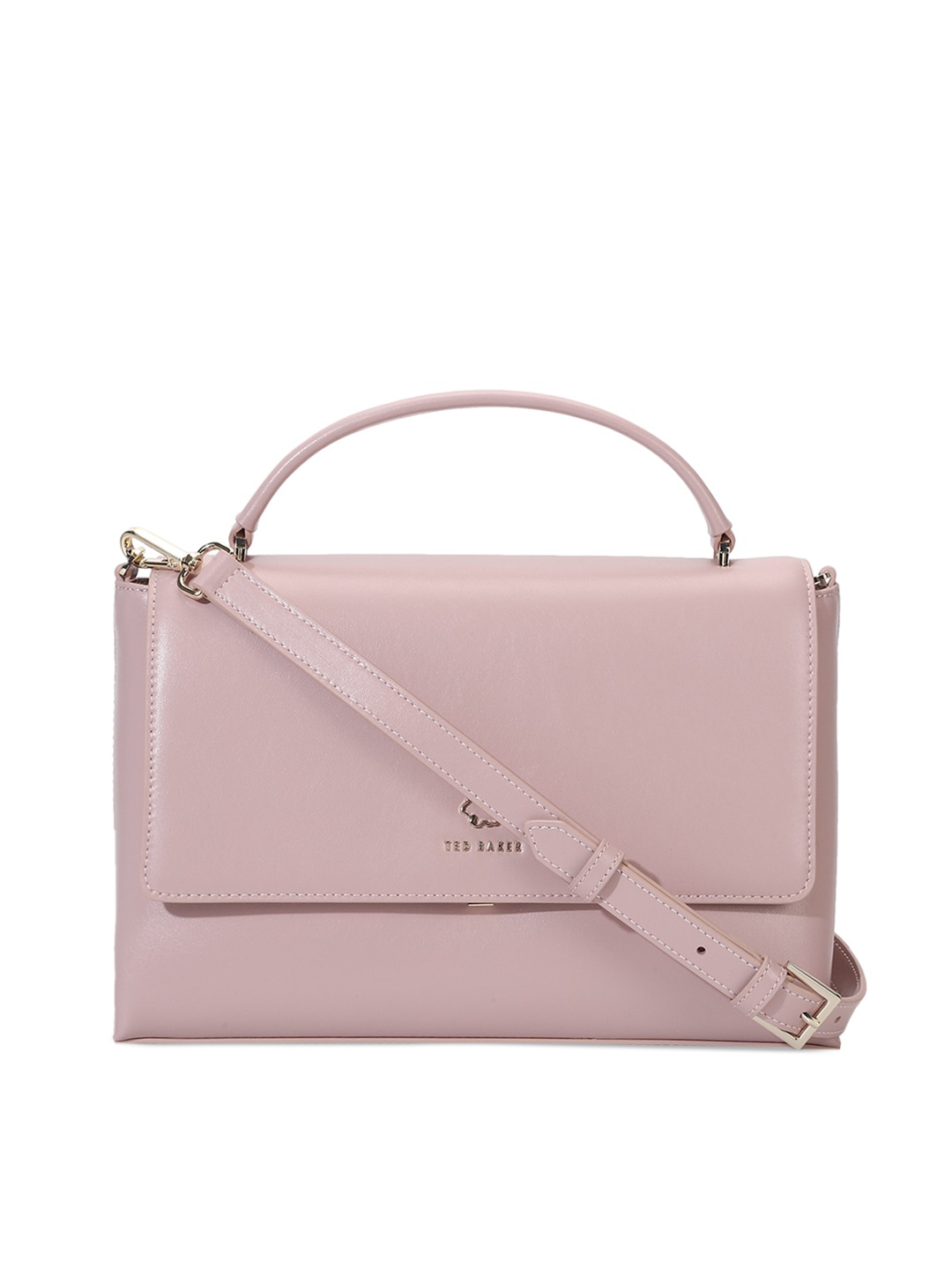 

Ted Baker Printed Leather Structured Tote Bag, Pink