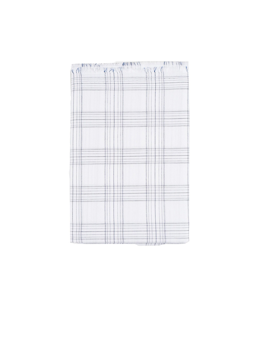 

Ramraj Checked Shirt Clothing Fabric Set, White