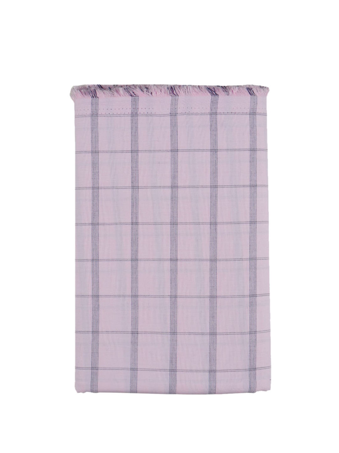 

Ramraj Men Checked Cotton Unstitched Shirt Fabric, Pink