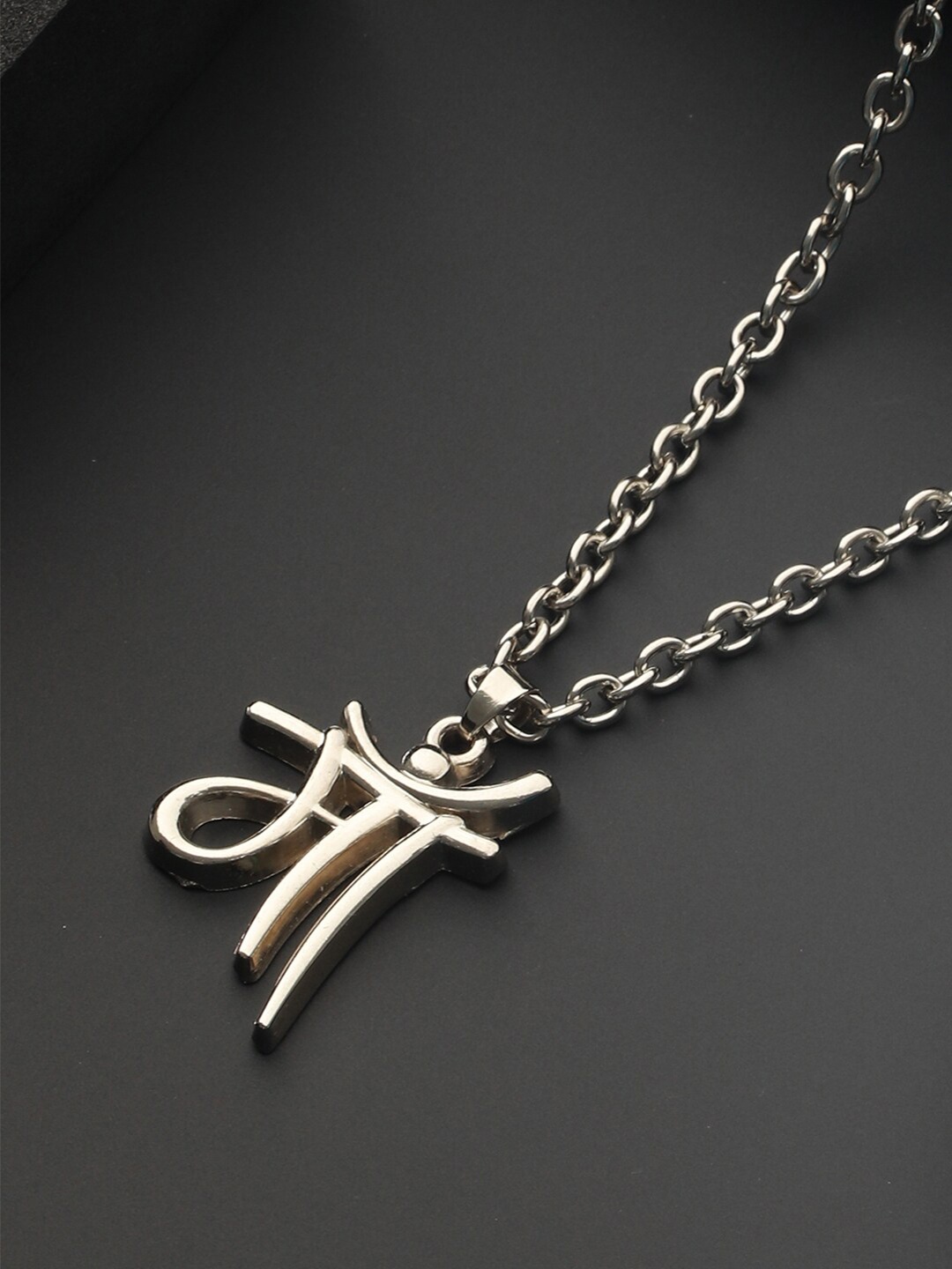 

Priyaasi Men Silver-Plated Pendant Chain