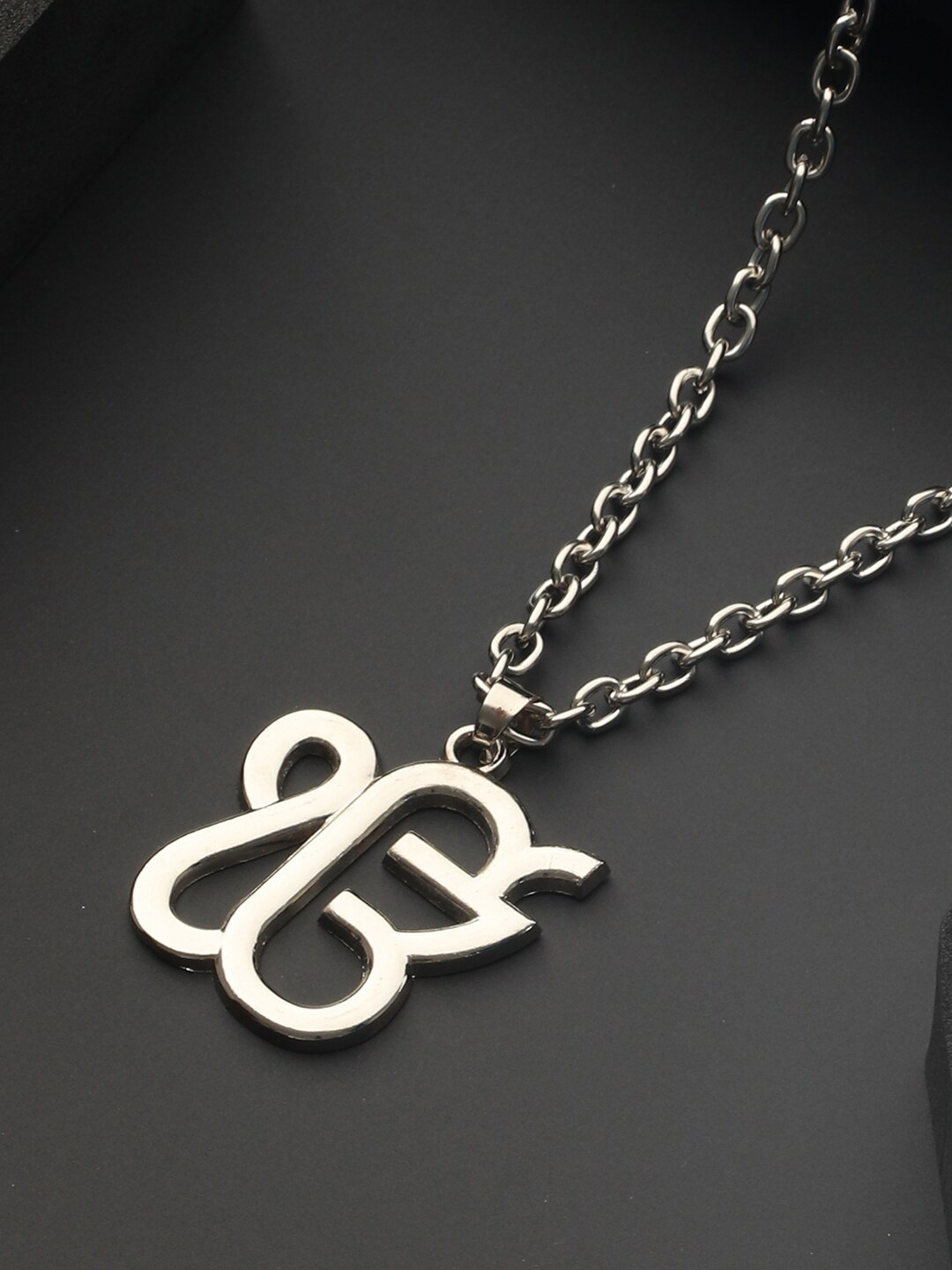 

Priyaasi Men Silver-Plated Pendant Chain
