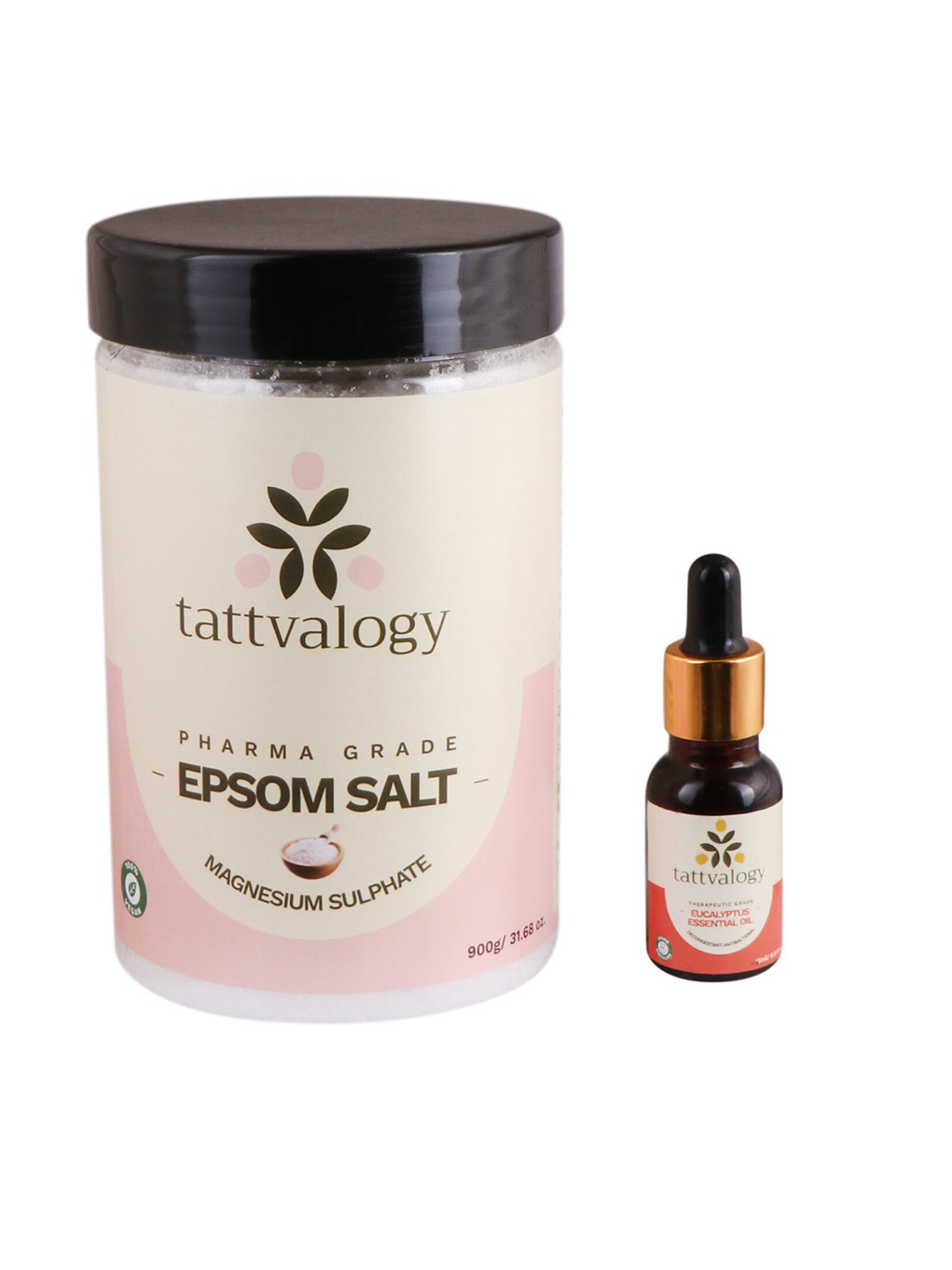 

Tattvalogy Epsom Salt With Eucalyptus Essential Oil, Na