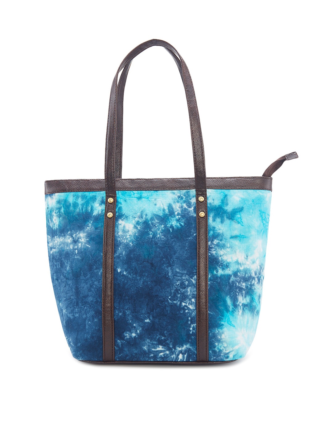 

NEPRI Women Tie & Dye Shopper Tote Bag, Turquoise blue