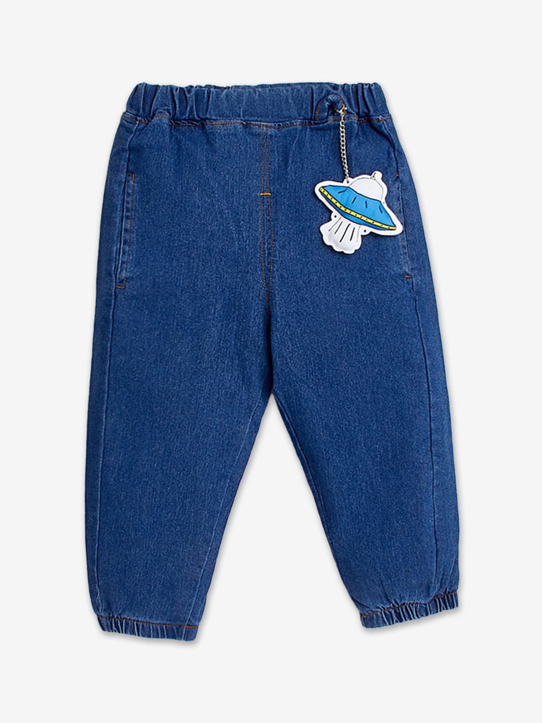 

Hopscotch Boys Comfort Clean Look Jogger Jeans, Blue