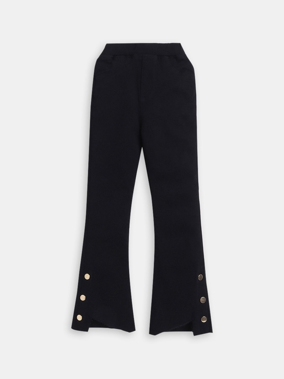 

Hopscotch Girls Relaxed Bootcut Trousers, Black