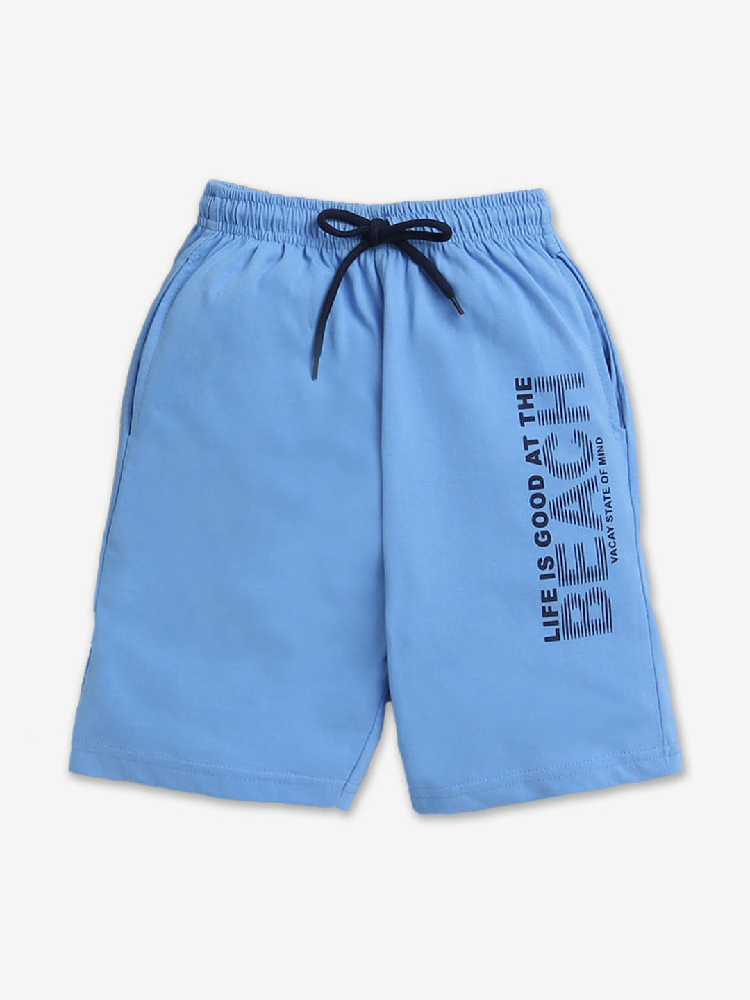 

Hopscotch Boys Blue High-Rise Shorts
