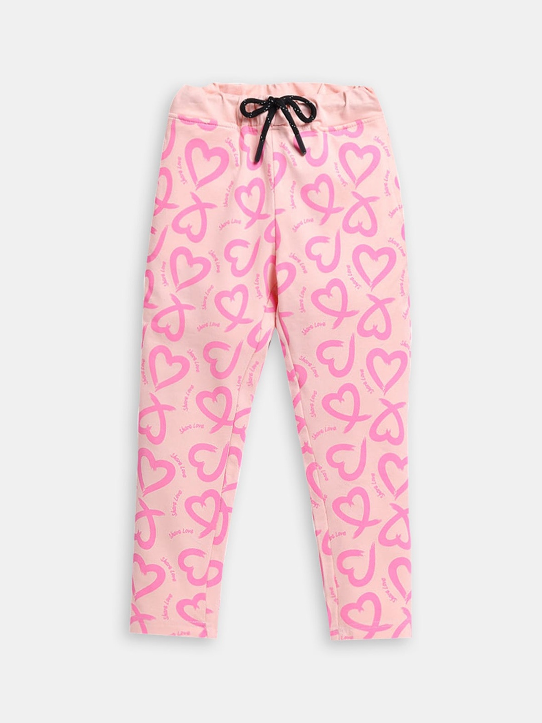 

Hopscotch Girls Printed Cotton Lounge Pant, Pink