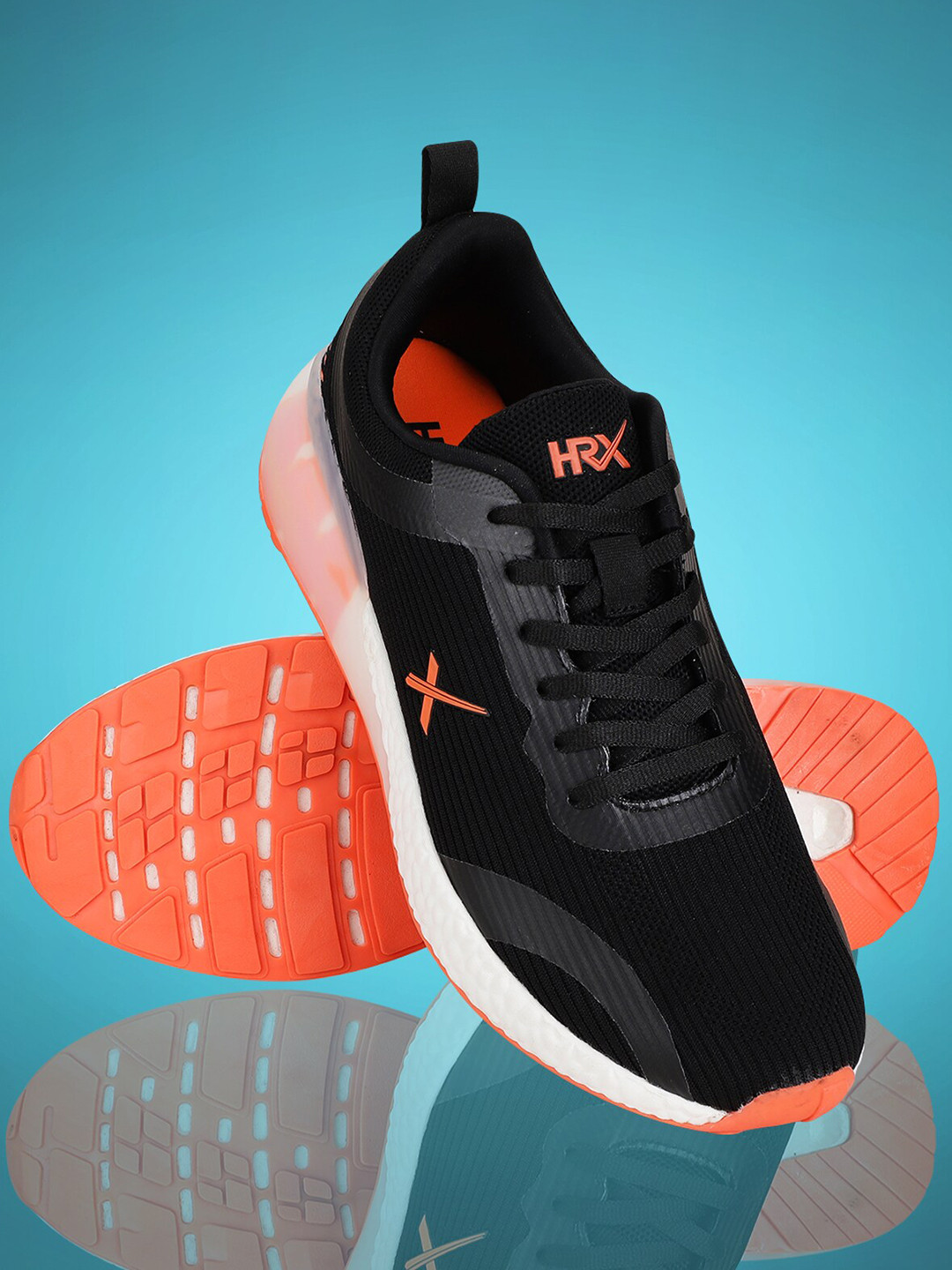

HRX by Hrithik Roshan Men Mesh Running Shoes, Black