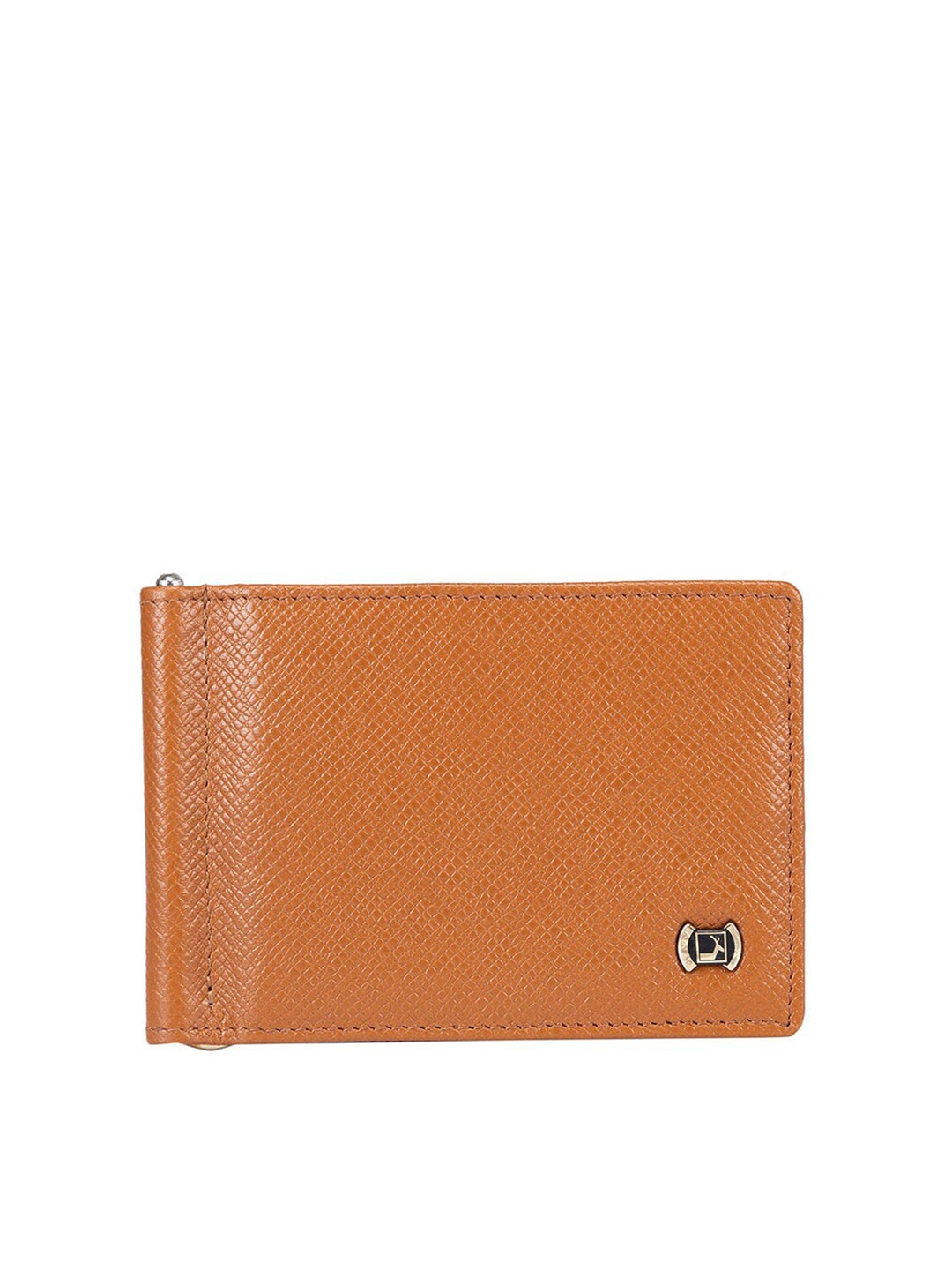 

Da Milano Leather Money Clip, Brown