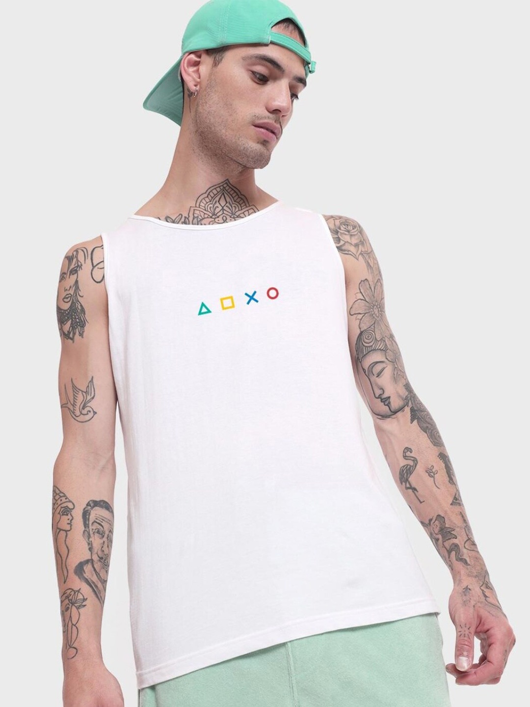 

Bewakoof Typography Printed Cotton T-shirt, White