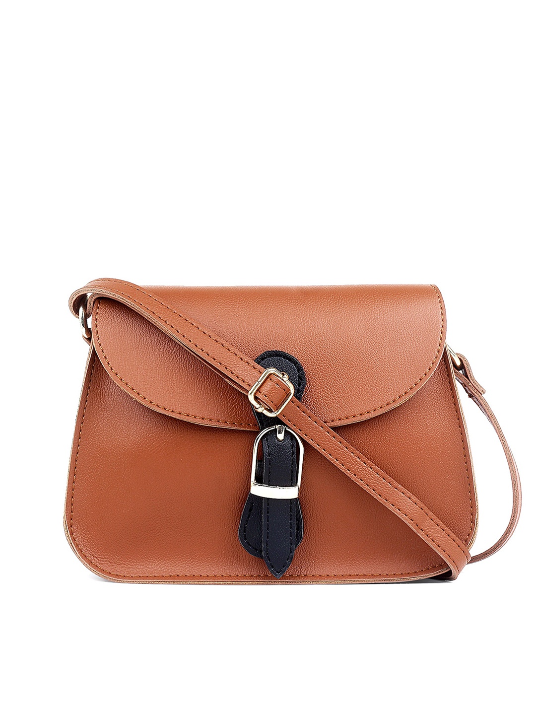 

LEGAL BRIBE PU Structured Shoulder Bag, Tan