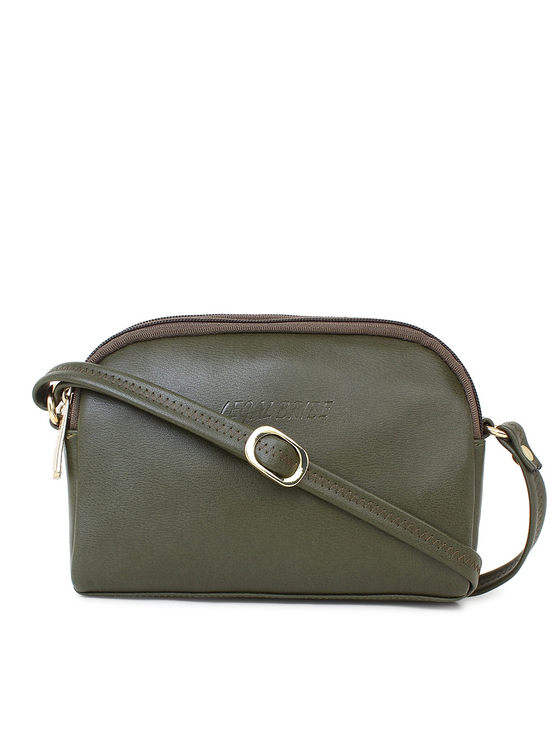 

LEGAL BRIBE Structured Sling Bag, Green