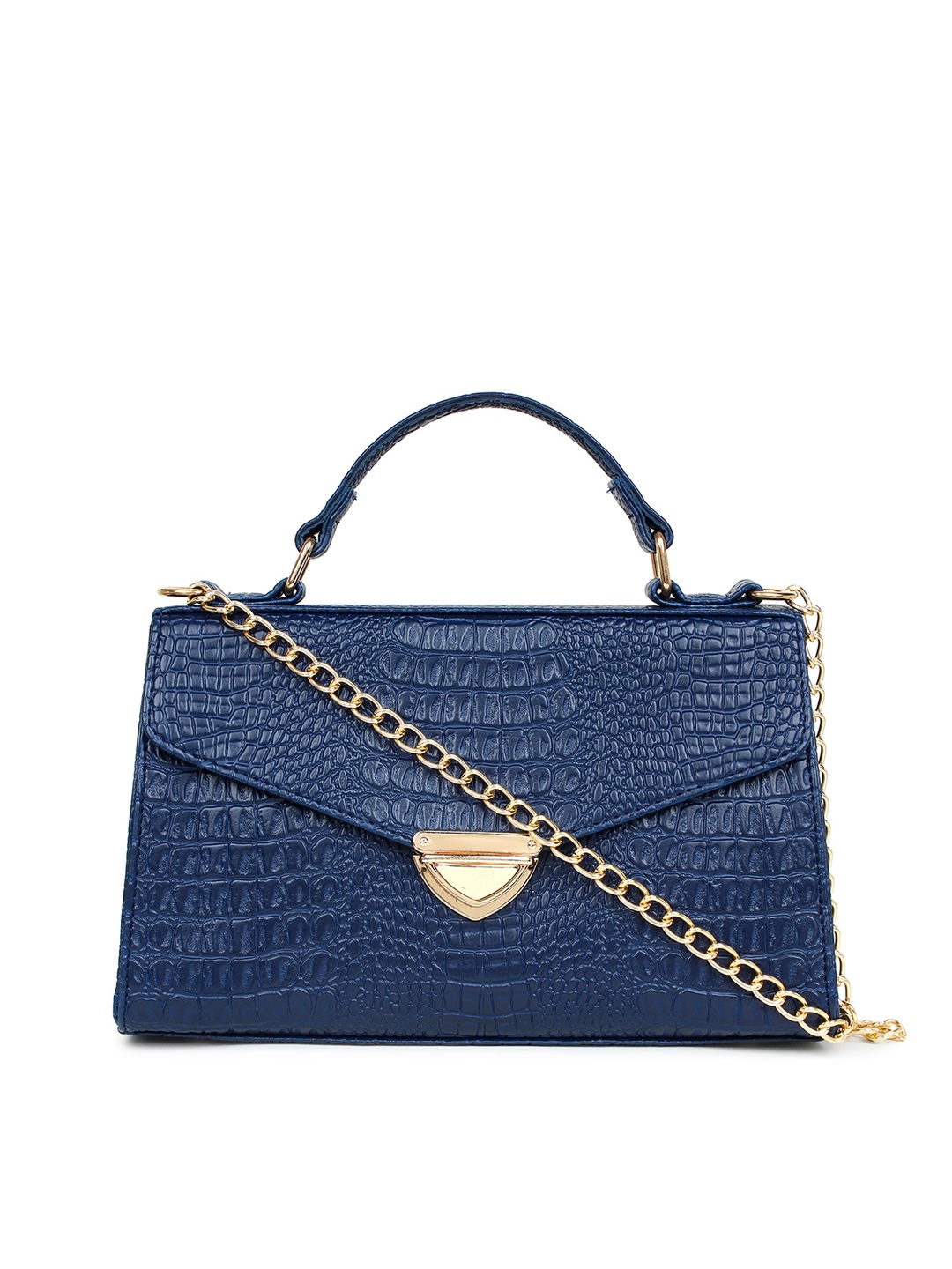 

LEGAL BRIBE Animal Textured Structured Sling Bag, Blue