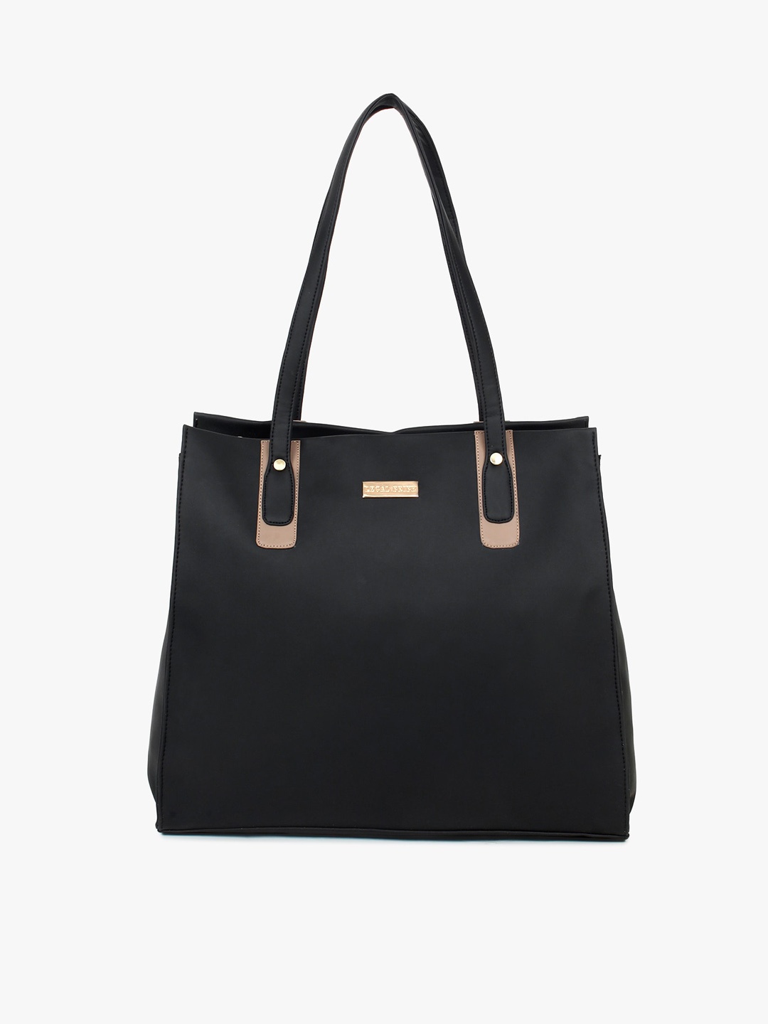 

LEGAL BRIBE Structured Shoulder Bag, Black