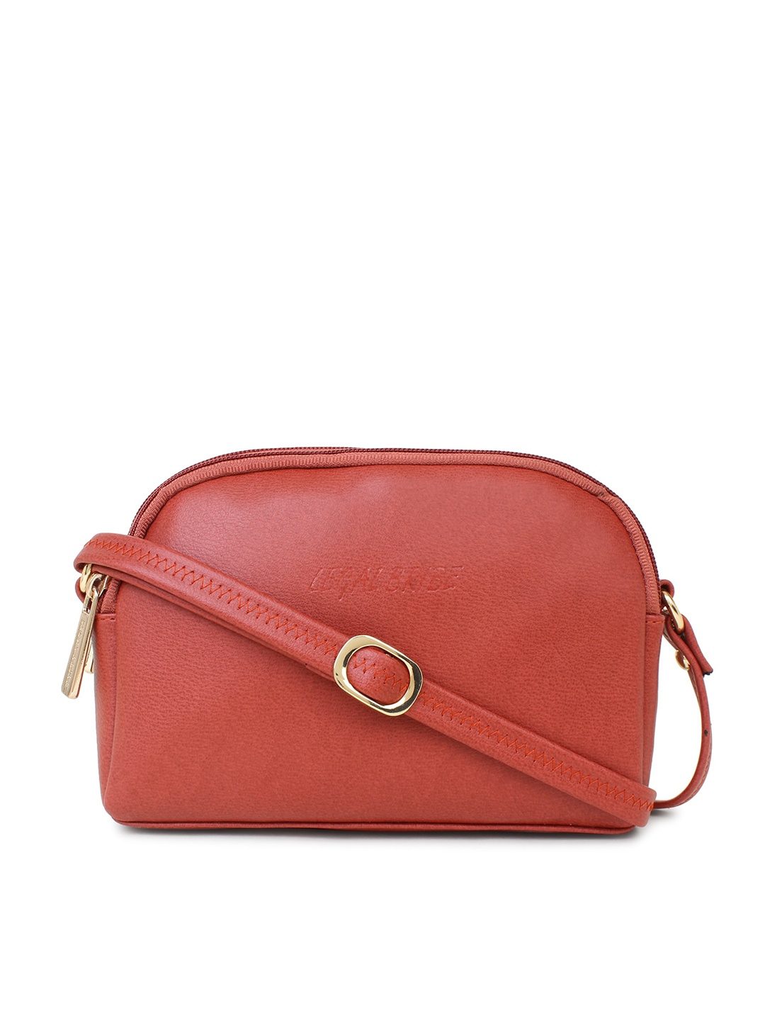 

LEGAL BRIBE Structured Sling Bag, Maroon