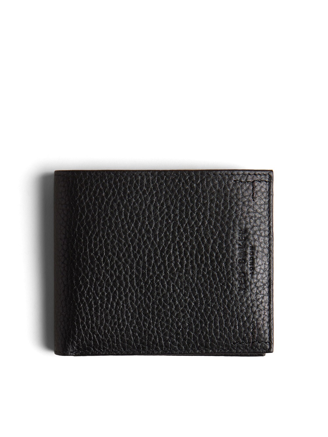 

Ted Baker Men Leather Two Fold Wallet, Black