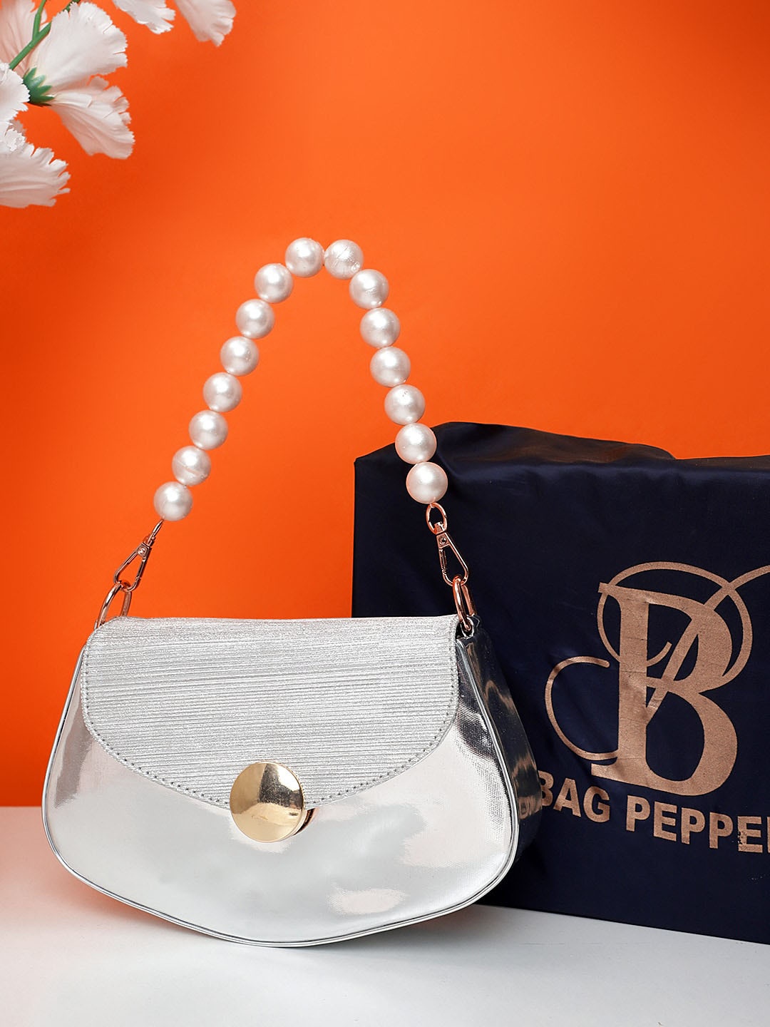 

Bag Pepper Structured Handheld Bag, Grey