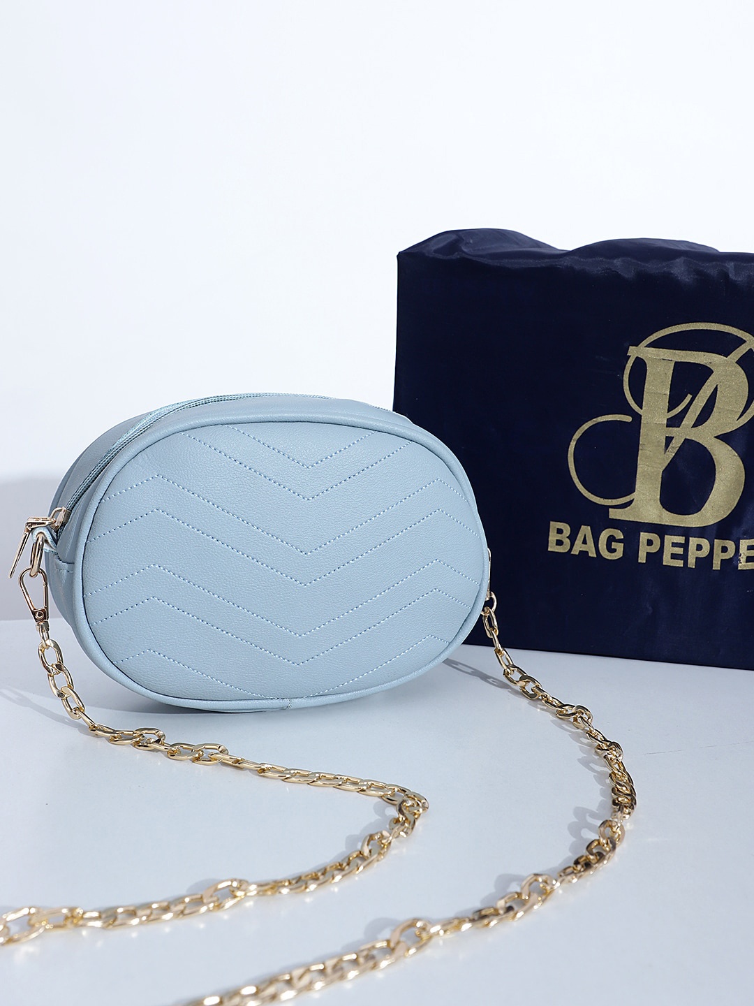 

Bag Pepper Structured Sling Bag, Blue
