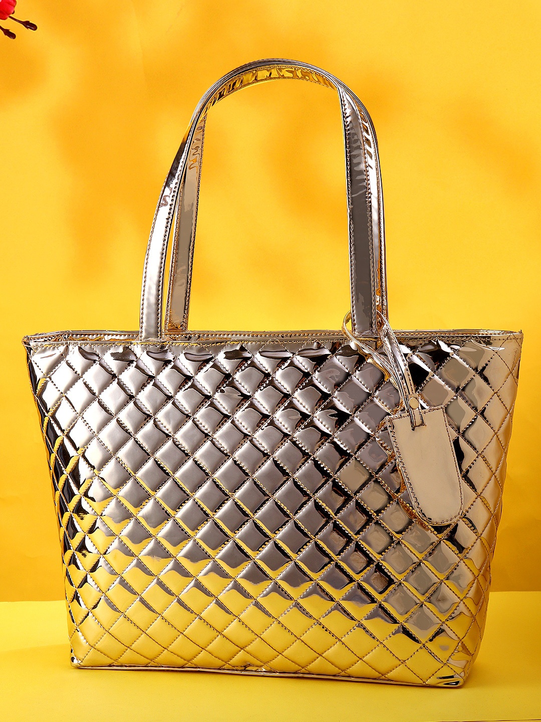 

Bag Pepper Women Textured Quilted Shoulder Bag, Gold