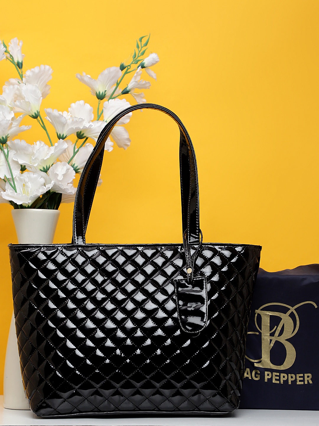 

Bag Pepper Structured Shoulder Bag With Quilted, Black