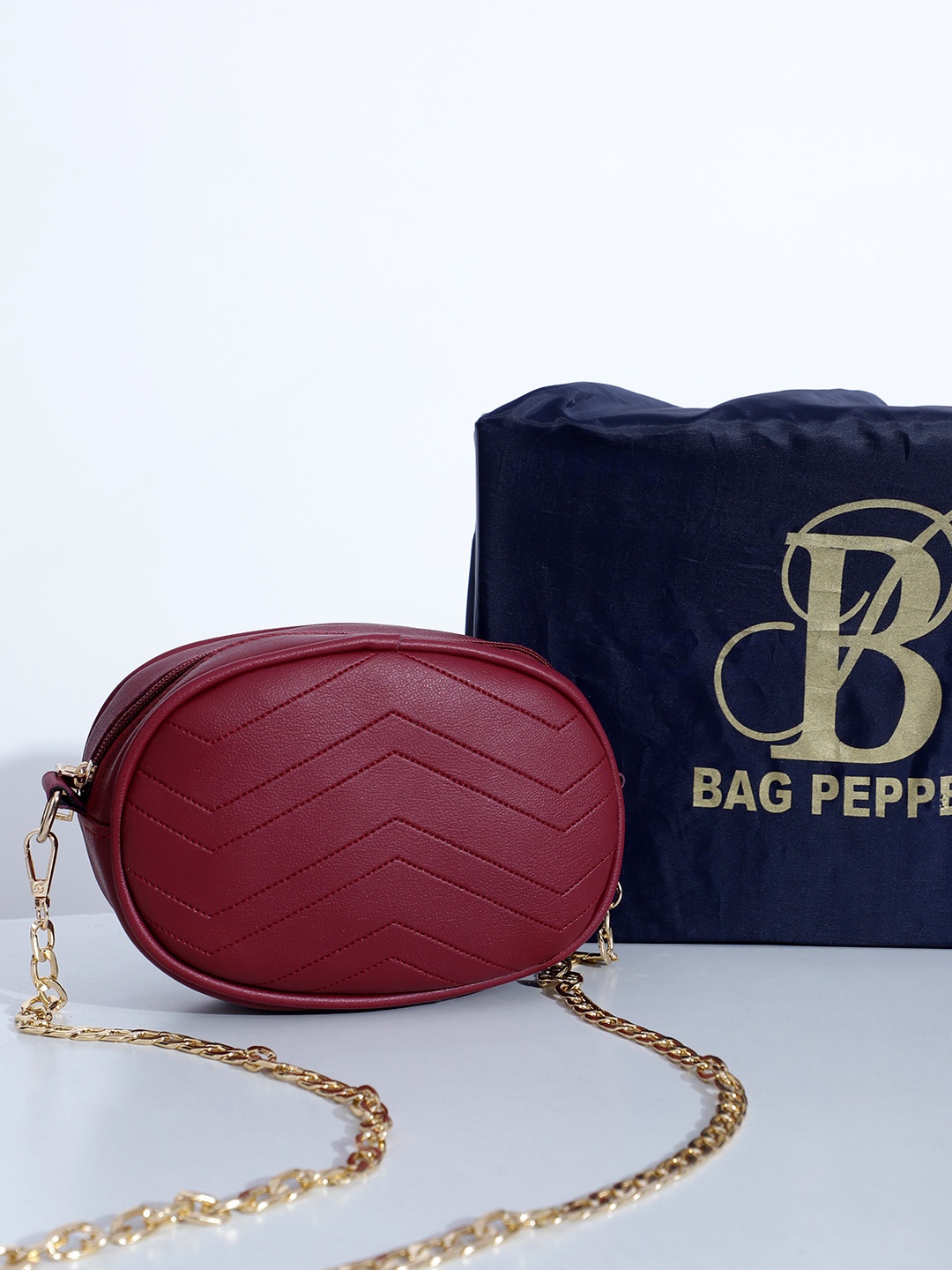 

Bag Pepper PU Structured Handheld Bag, Red