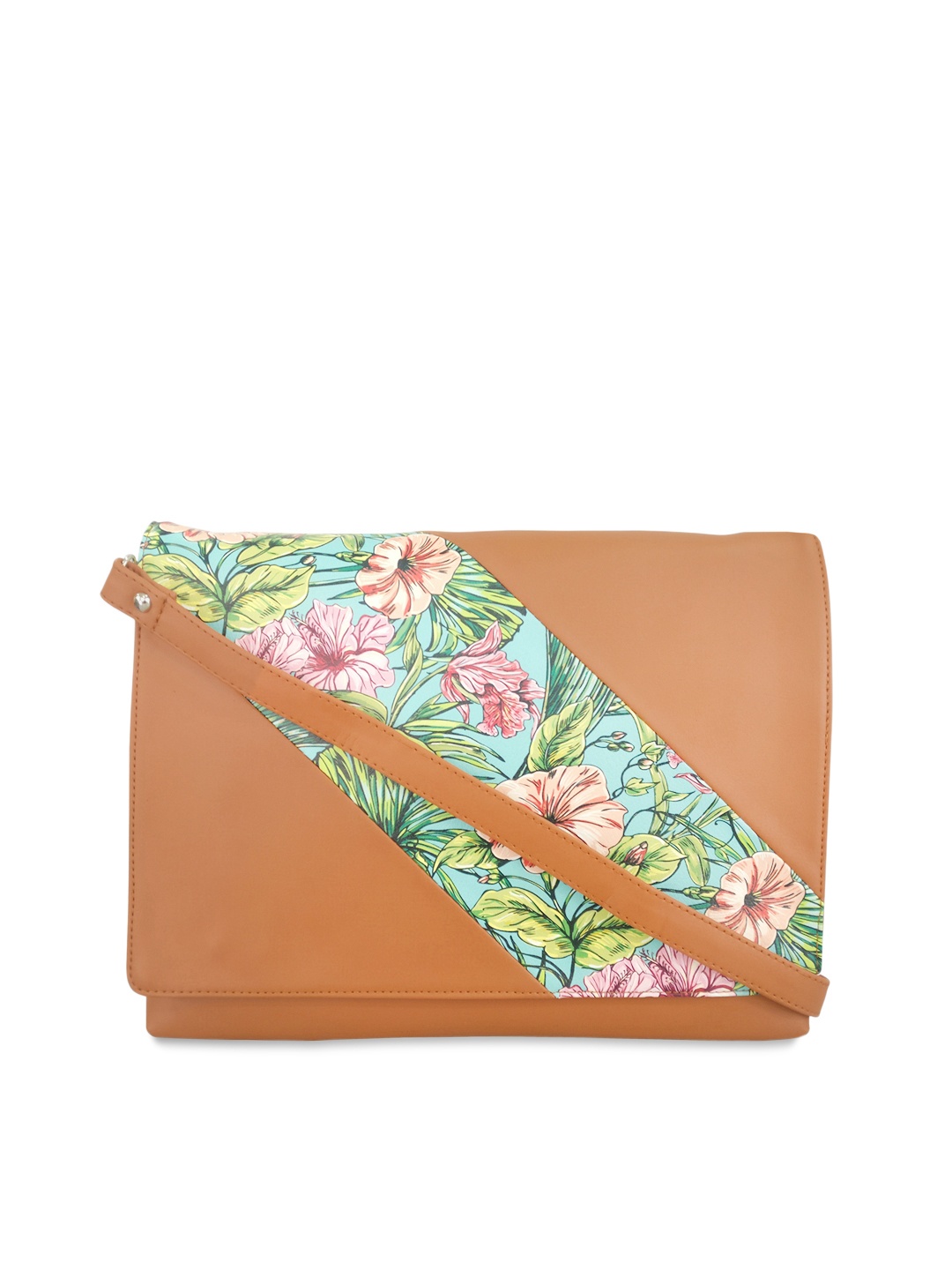 

Toteteca Tan Printed Sling Bag
