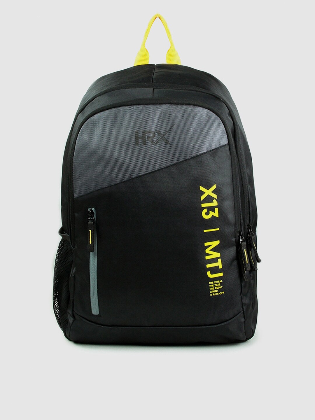 

HRX by Hrithik Roshan Typography Laptop Backpack, Black