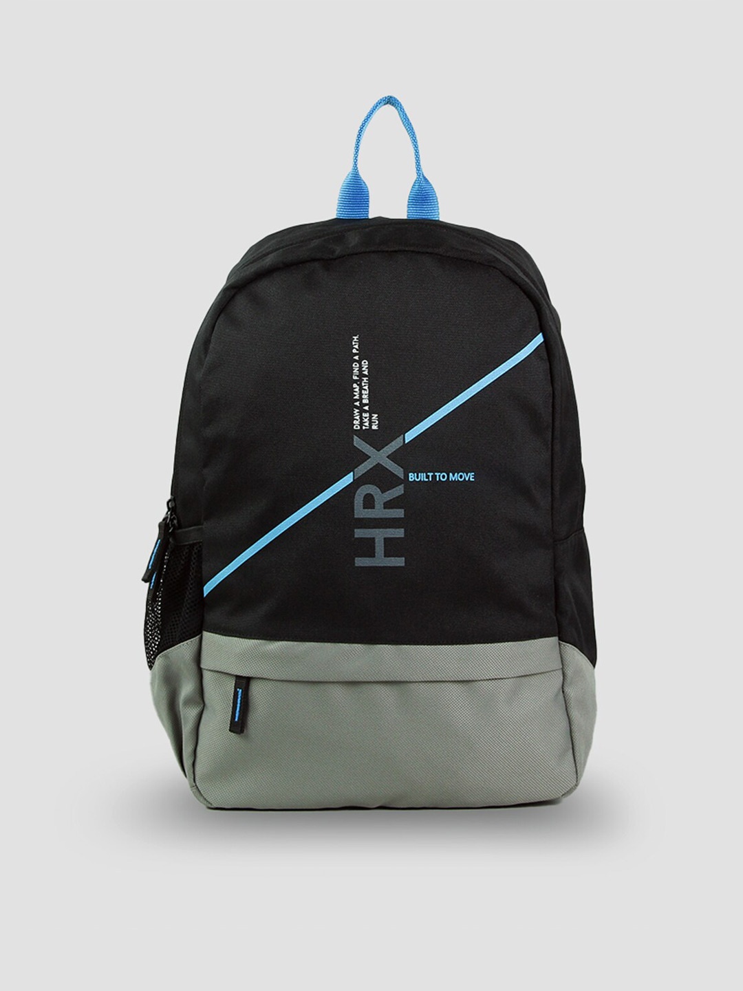 

HRX by Hrithik Roshan Typography Laptop Backpack, Black
