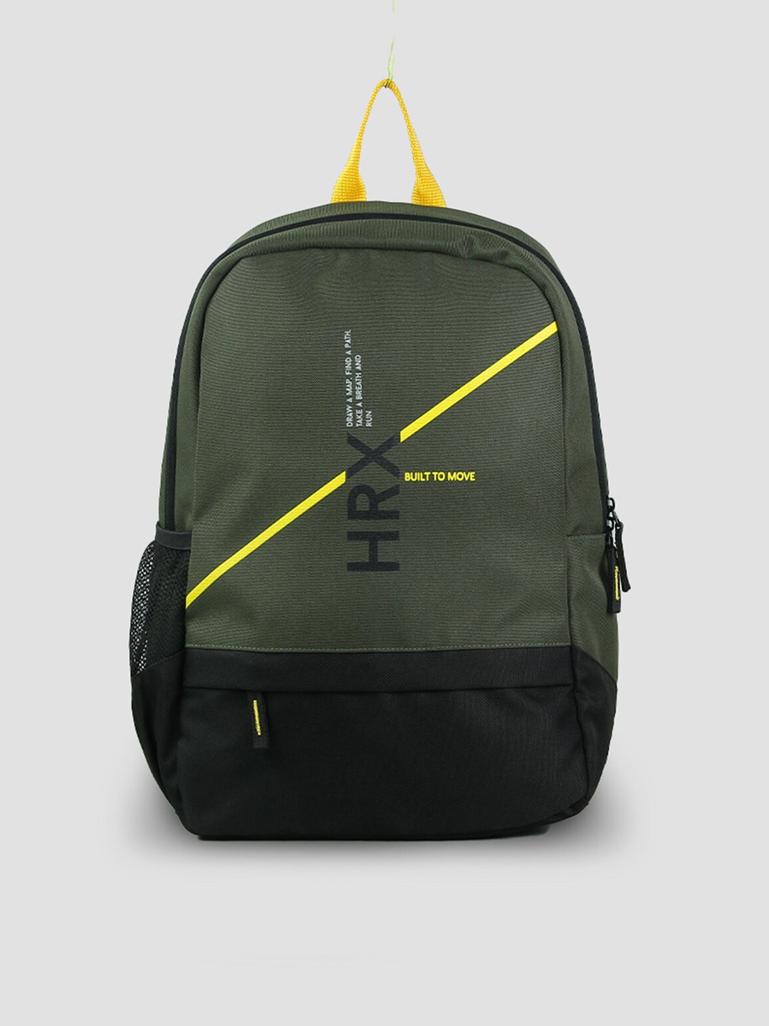 

HRX by Hrithik Roshan Colourblocked Laptop Backpack, Olive