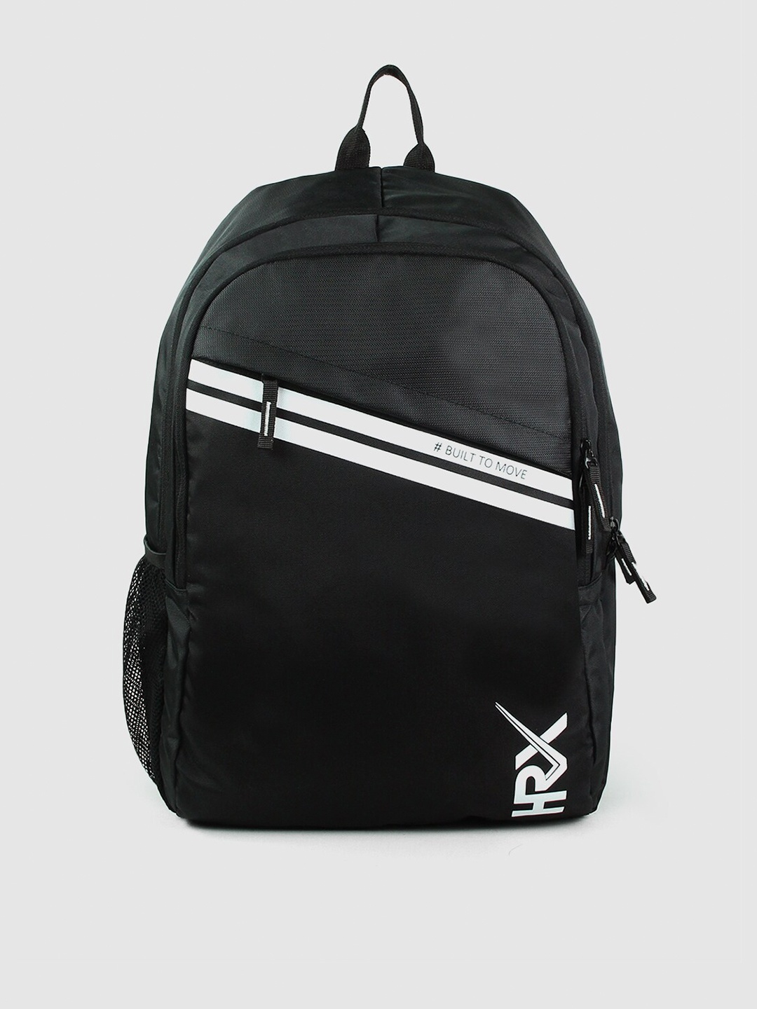 

HRX by Hrithik Roshan Striped Backpack, Black