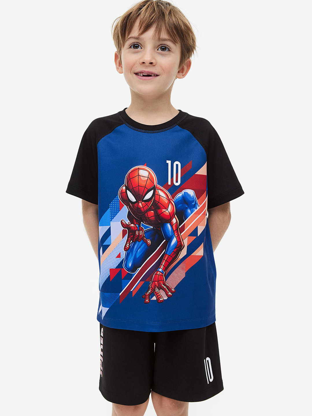 

H&M Boys 2-Piece Football Set, Black