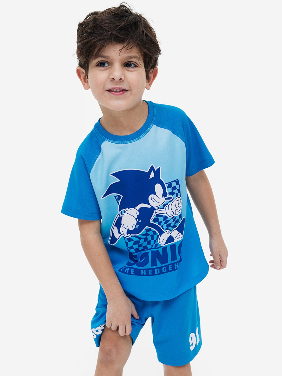 

H&M Boys 2-Piece Sonic Football Set, Blue