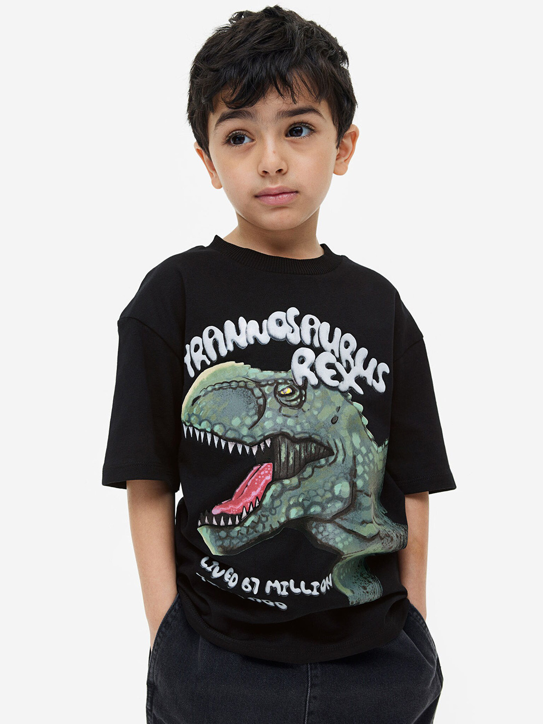 

H&M Boys Jersey T-shirt, Black