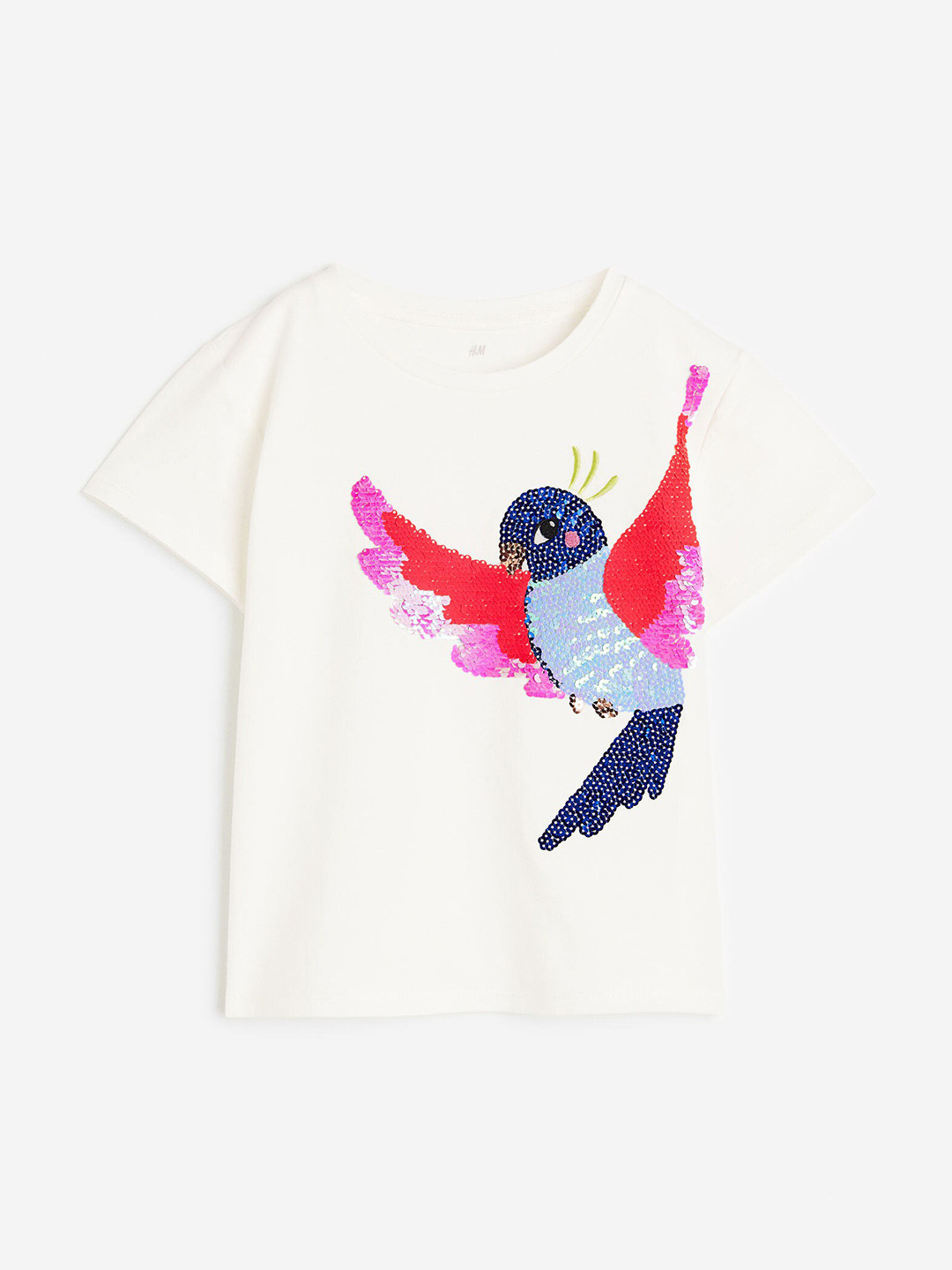 

H&M Girls Pure Cotton Top, Off white