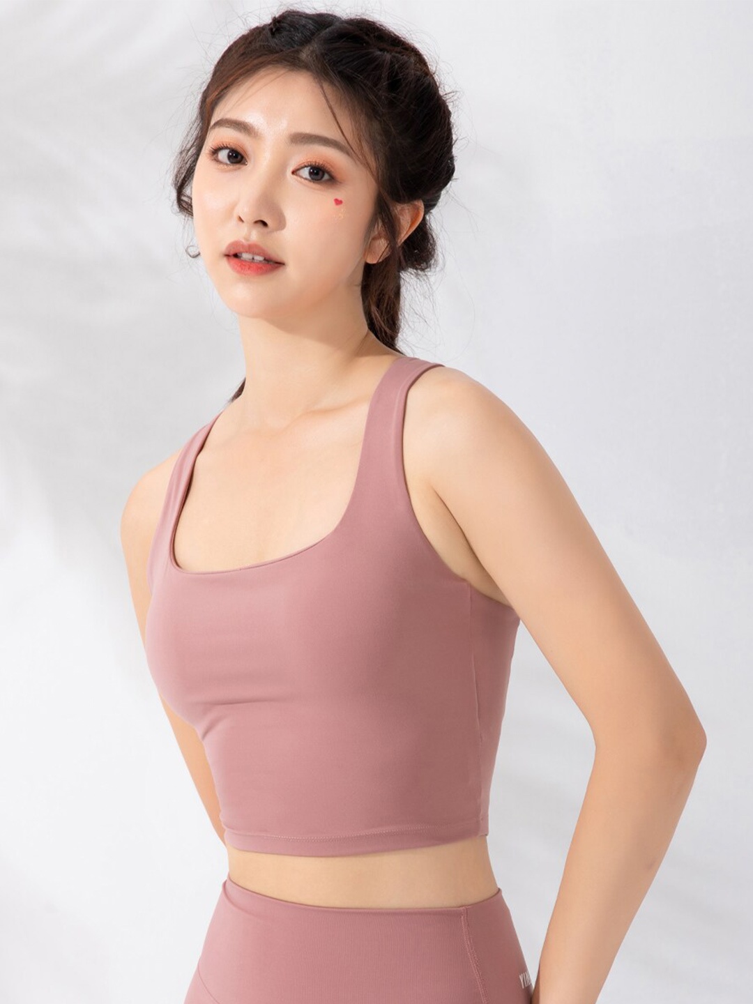 

JC Collection Full Coverage Lightly Padded Workout Bra, Pink