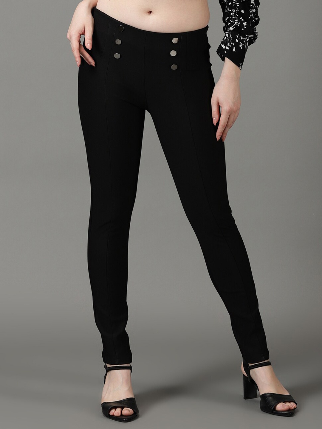 

SHOWOFF Women Skinny Fit Jeggings, Black