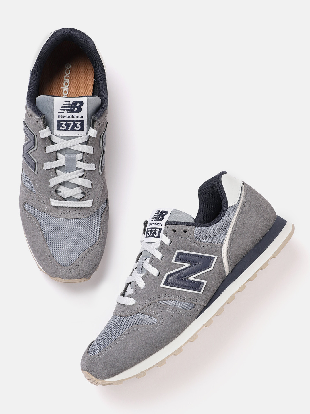

New Balance Men Woven Design Everyday 373 Sports Shoes, Grey