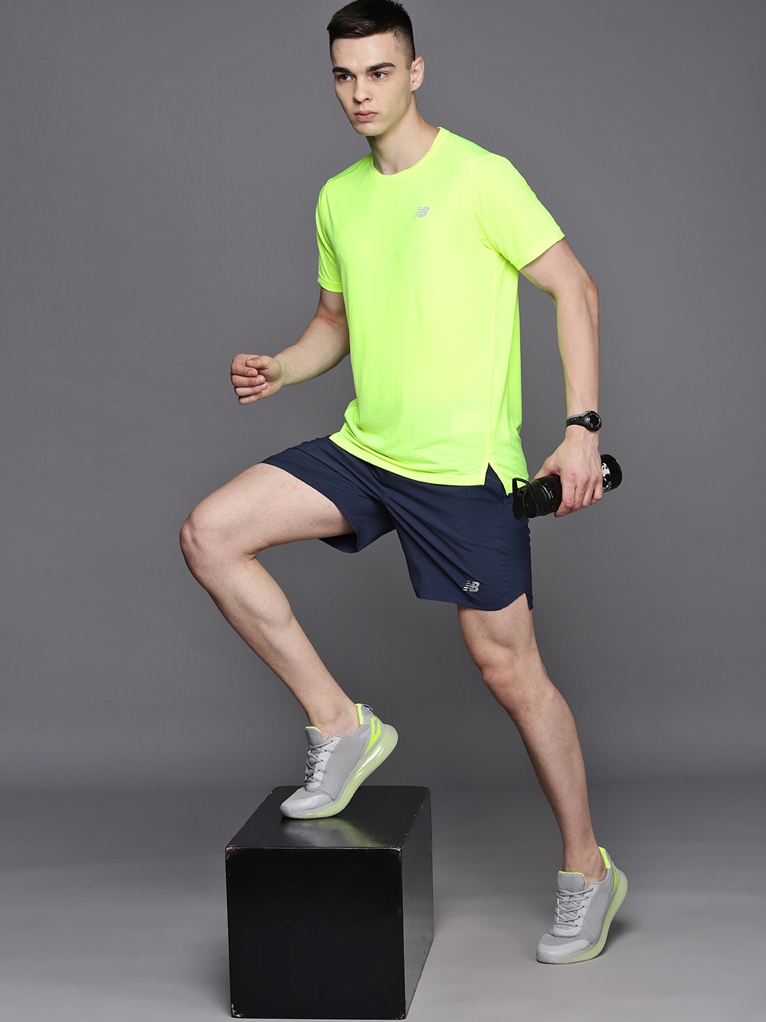 

New Balance Men Abzorb T-shirt, Fluorescent green