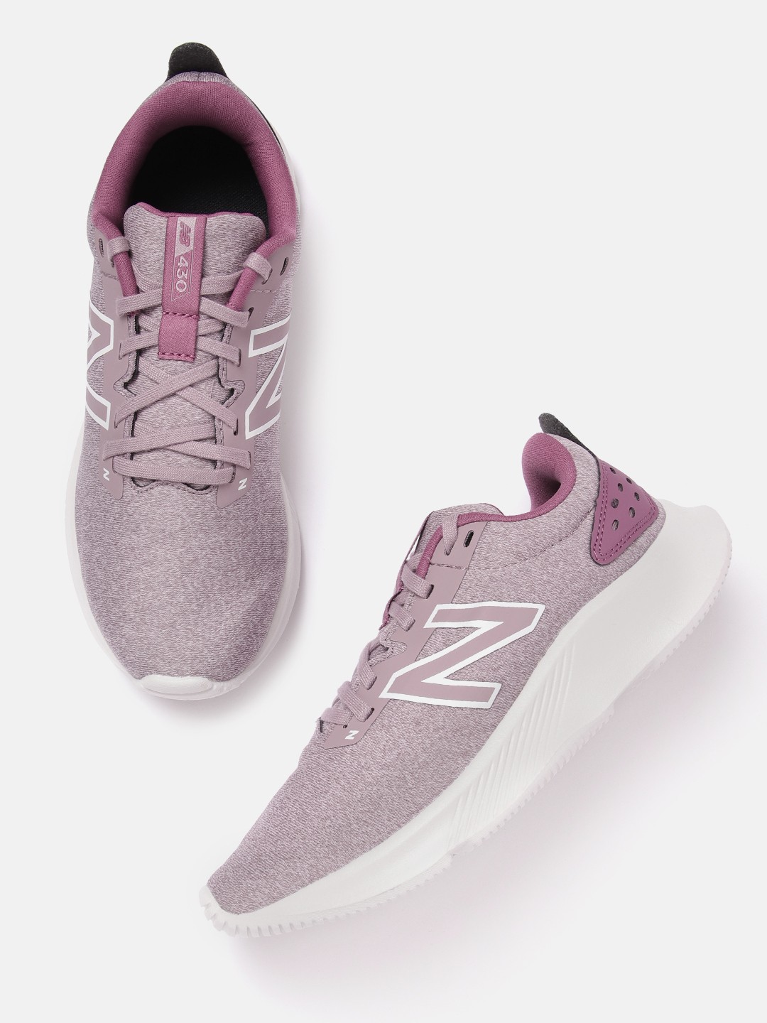 

New Balance Women Woven Design Running Shoes, Mauve