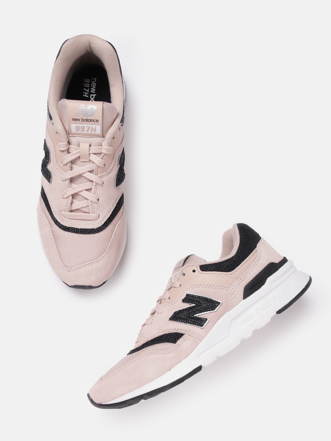 

New Balance Women Woven Design Leather 997H Sports Shoes, Pink