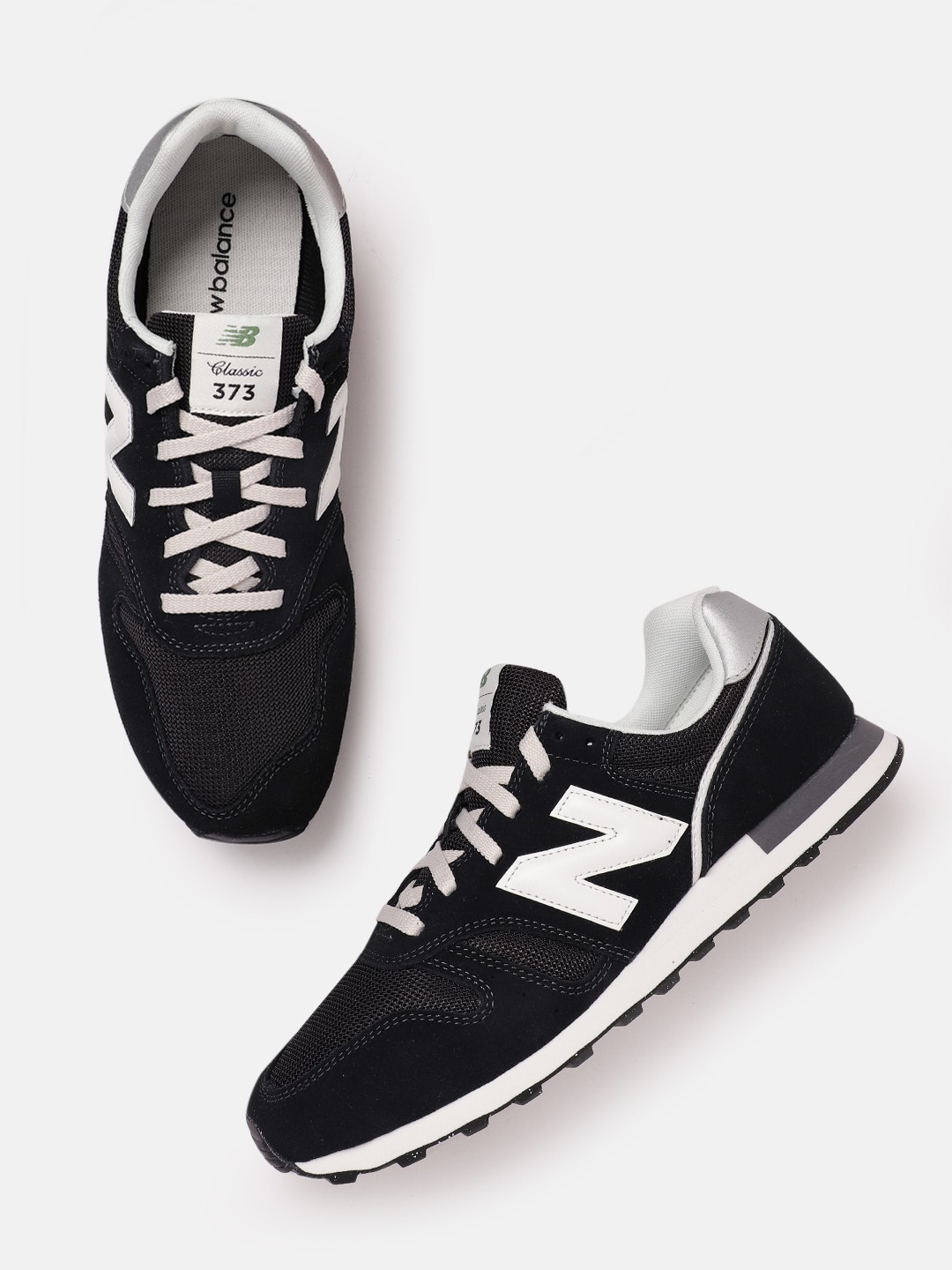 

New Balance Men Woven Design 373 Sports Shoes, Black