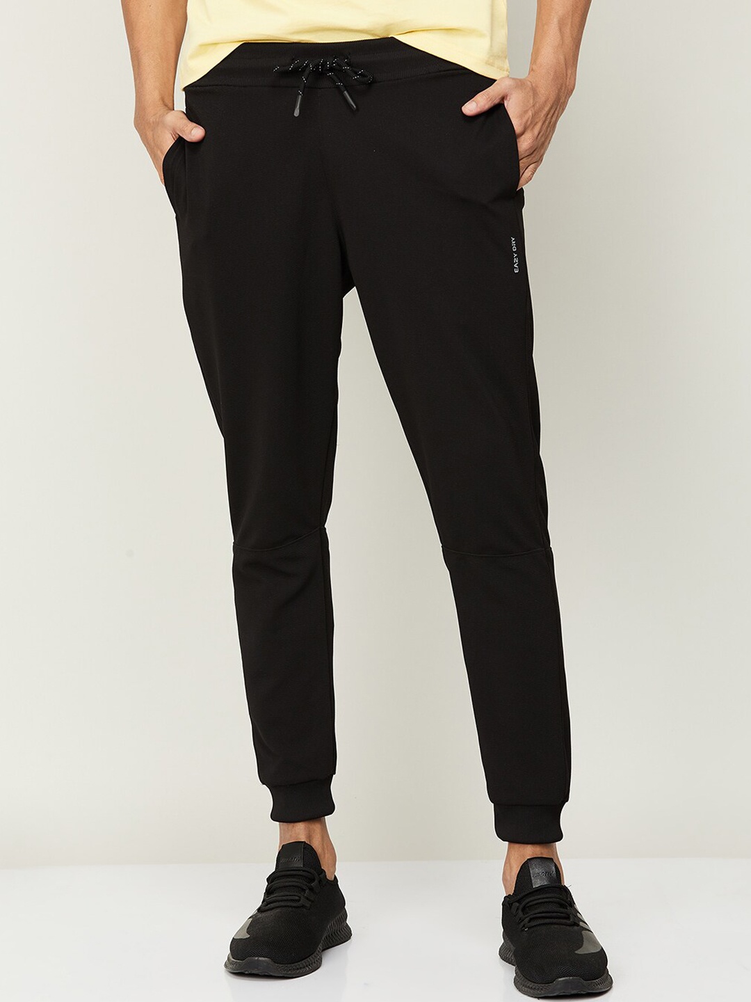 

Fame Forever by Lifestyle Men Regular Fit Mid-Rise Joggers, Black