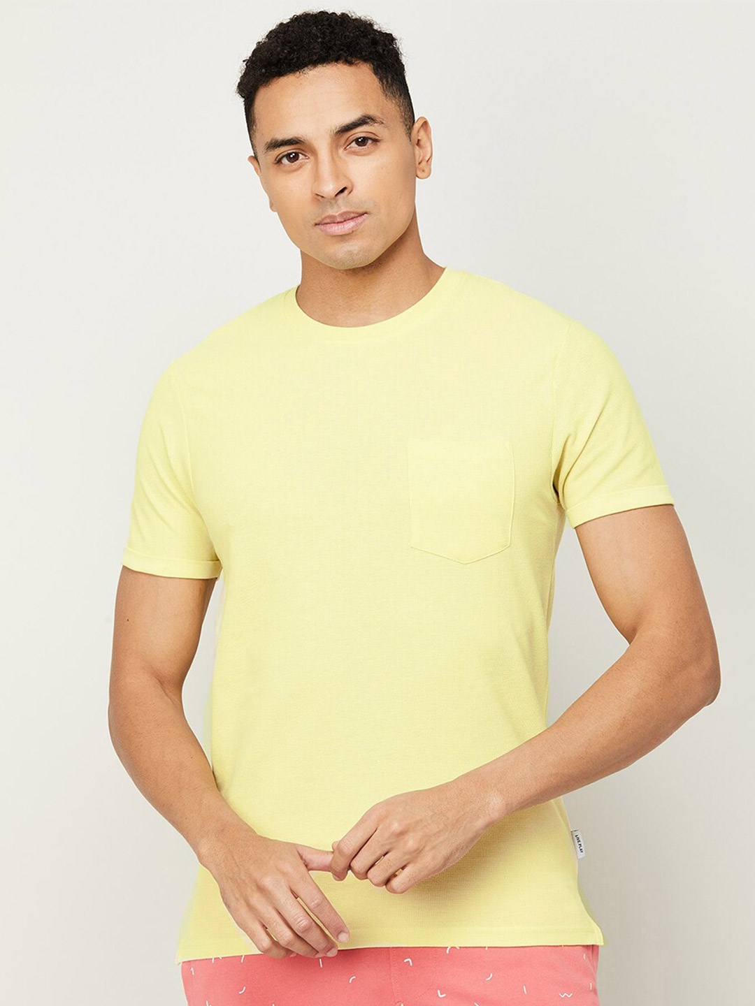 

Fame Forever by Lifestyle Pure Cotton T-shirt, Yellow