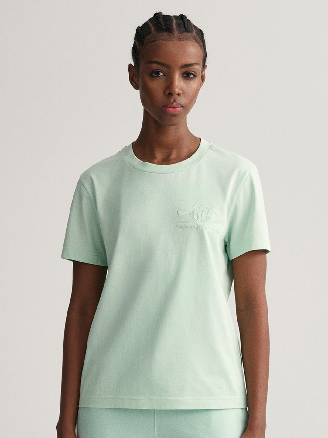 

GANT Regular Fit Pure Cotton T-shirt, Green